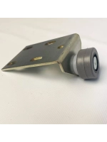 Роликовая опора 282 с резиновым колесом D28 мм, 2 шт