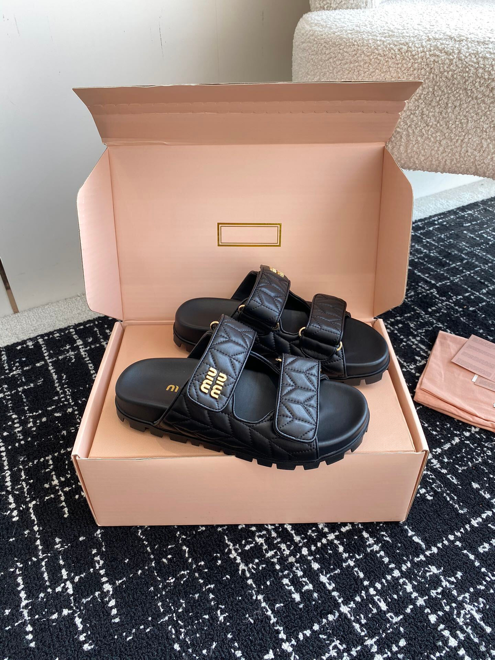 Miu Miu Slide (2 colors)