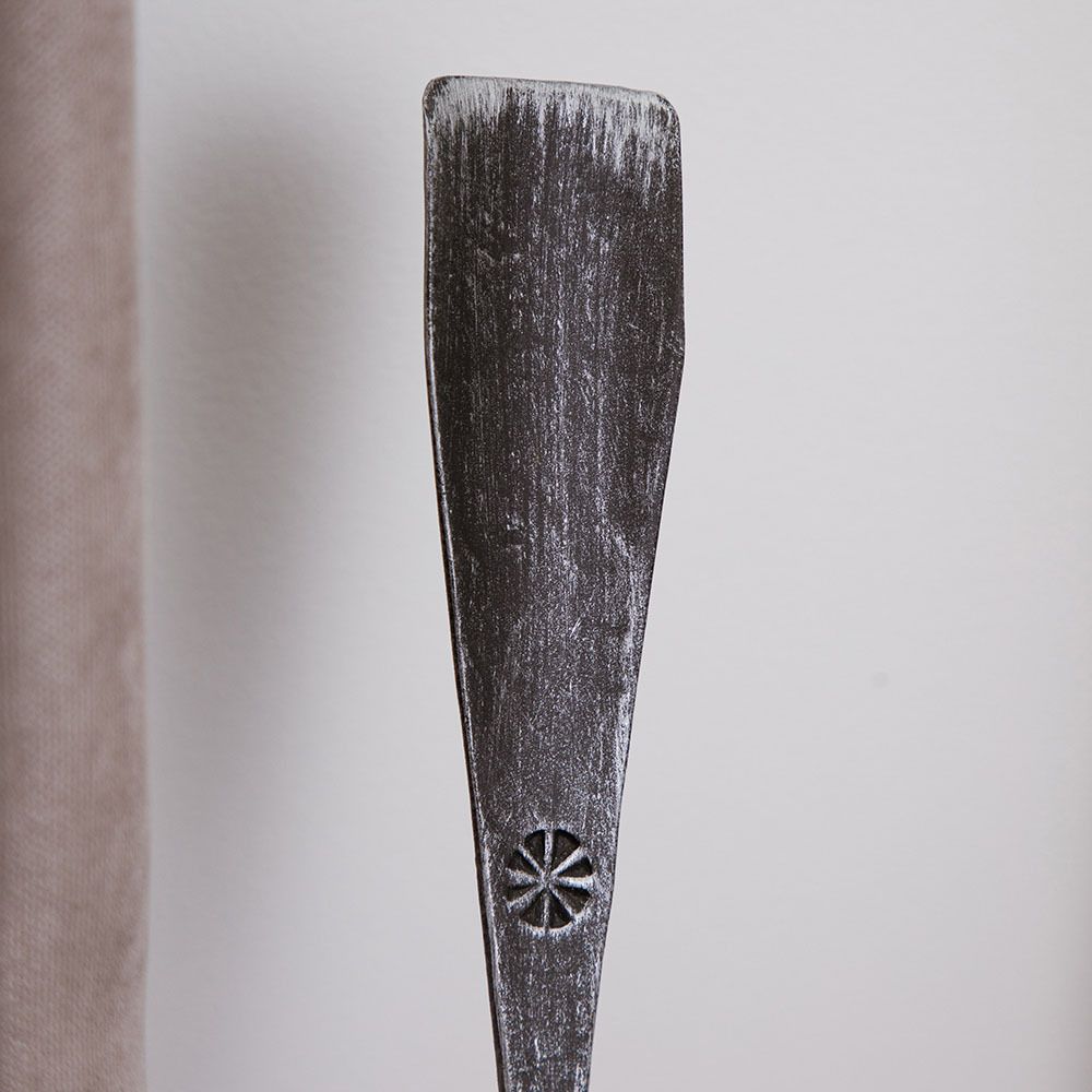 Рожок для обуви кованый Серебро