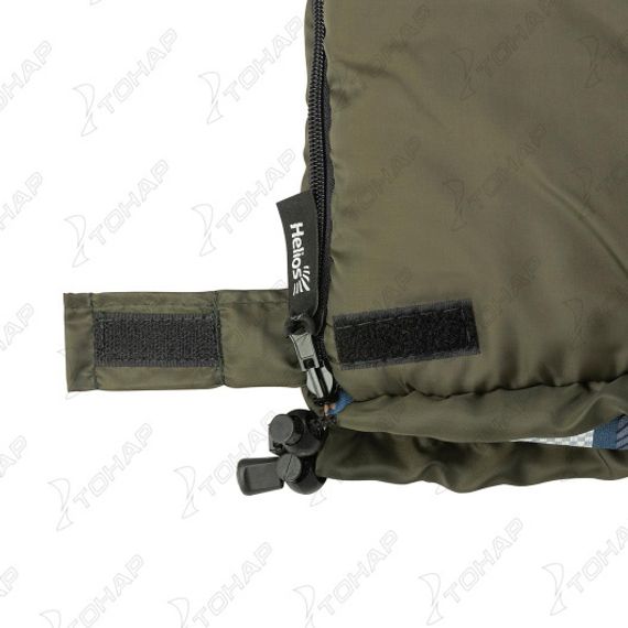 Спальный мешок-одеяло OLYMPUS 200B (185х70, холлоф., зеленый/город) (T-HS-SB-O-200B-NC) Helios