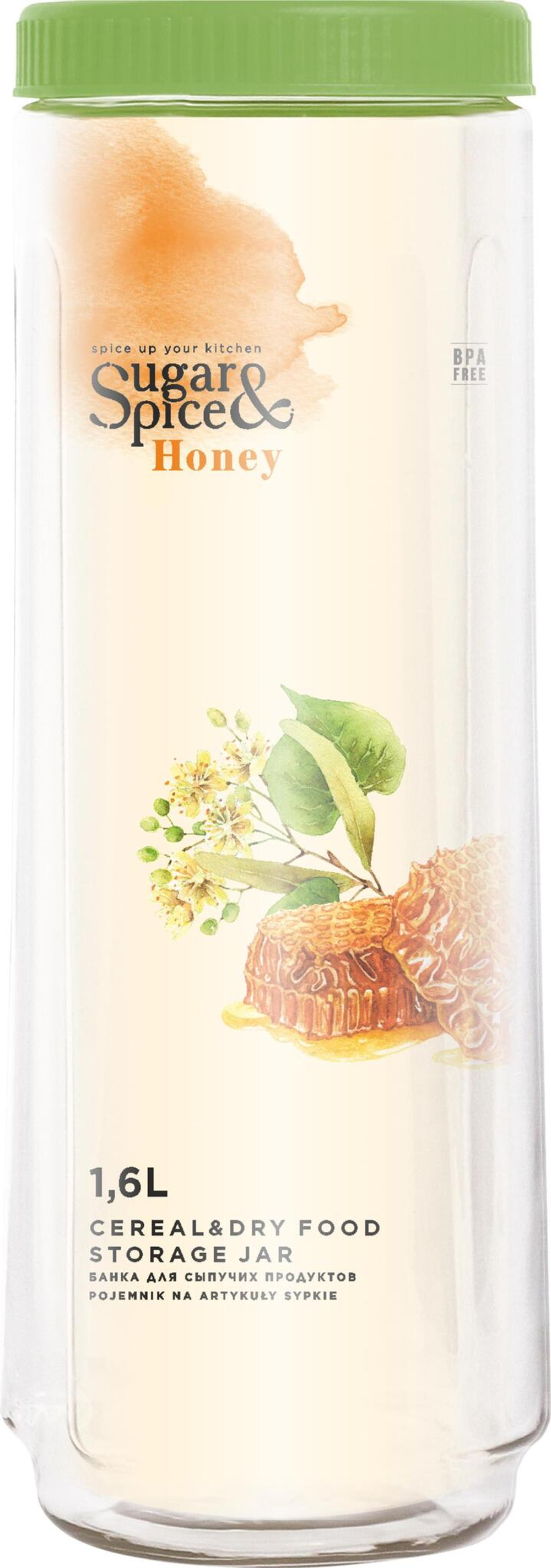 Банка для сыпучих продуктов 0.75 л Sugar&Spice Honey SE224810