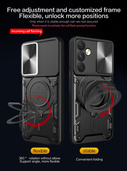 Чехол с кольцом Big Ring Case для Samsung Galaxy A55