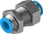 Муфта цанговая для панельного монтажа прямая Festo QSS-10-F (комплект 10 шт)
