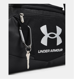 Спортивная сумка Under Armour Undeniable 5.0 Duffle XS - черный/серебристый металлик
