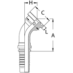 Фитинг DN 20 SFS 3/4 41.3 (45)