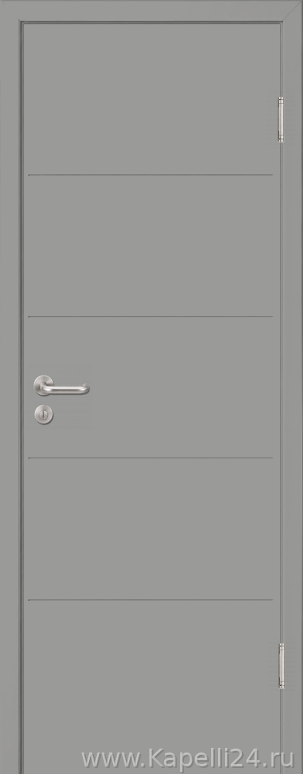 Влагостойкая Дверь Капель Мультиколор Ф4Г Жемчужный светло-серый RAL 9022