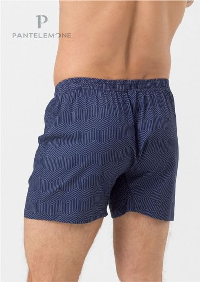 Трусы мужские семейные Pantelemone PMB-417, лабиринт темно-синий