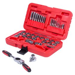 МАСТАК (351-00040C) Набор метчиков и плашек SK-5, M3-M12, кейс, 40 предметов