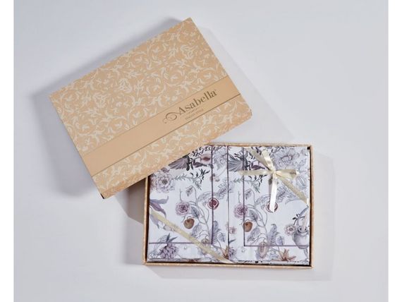 Постельное белье Египетский хлопок  Asabella 2144 Premium