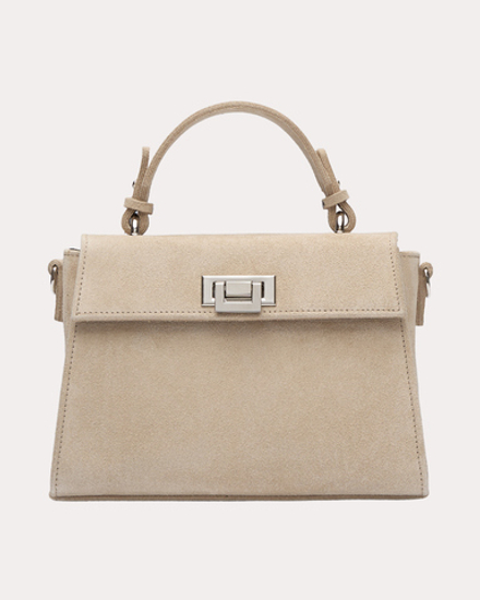 СУМКА "22" БЕЖЕВАЯ ЗАМША