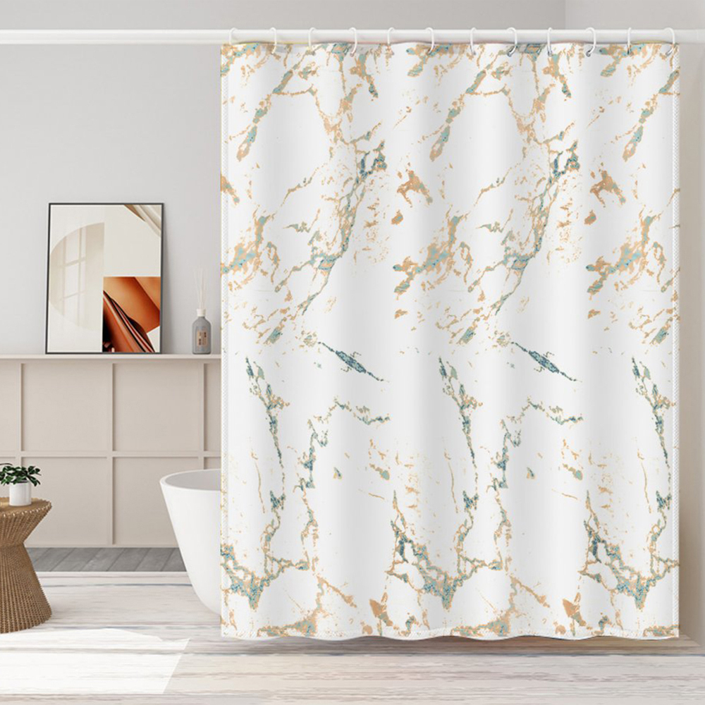 Штора для ванной 180*180см 12 колец "Rosenberg" R-730238