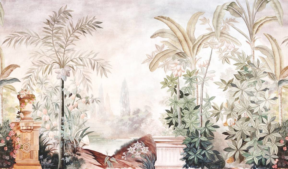 Дизайнерские обои-панно. Коллекция:  Jungle. Арт.: СК-008-02. Размер: 260 х 440 см.