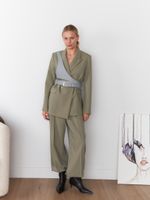 РЕМЕНЬ-ПОРТУПЕЯ SILVER GREY