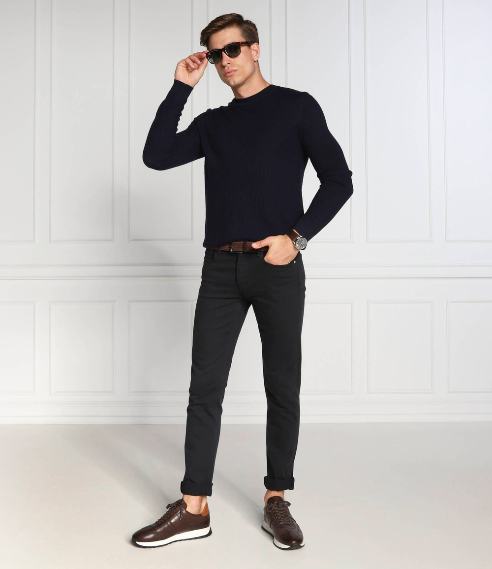 свитер Emporio Armani - темно-синий(6L1MY7 1MF7Z)