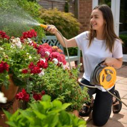 Катушка для шланга HoZelock 2427 Микро HoZelock 2427 Click & Go со шлангом | Аксессуары для полива Green Apple