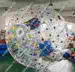 Гидро/аква зорб ТПУ с цветными держателями, 2 сидения, 3 м.