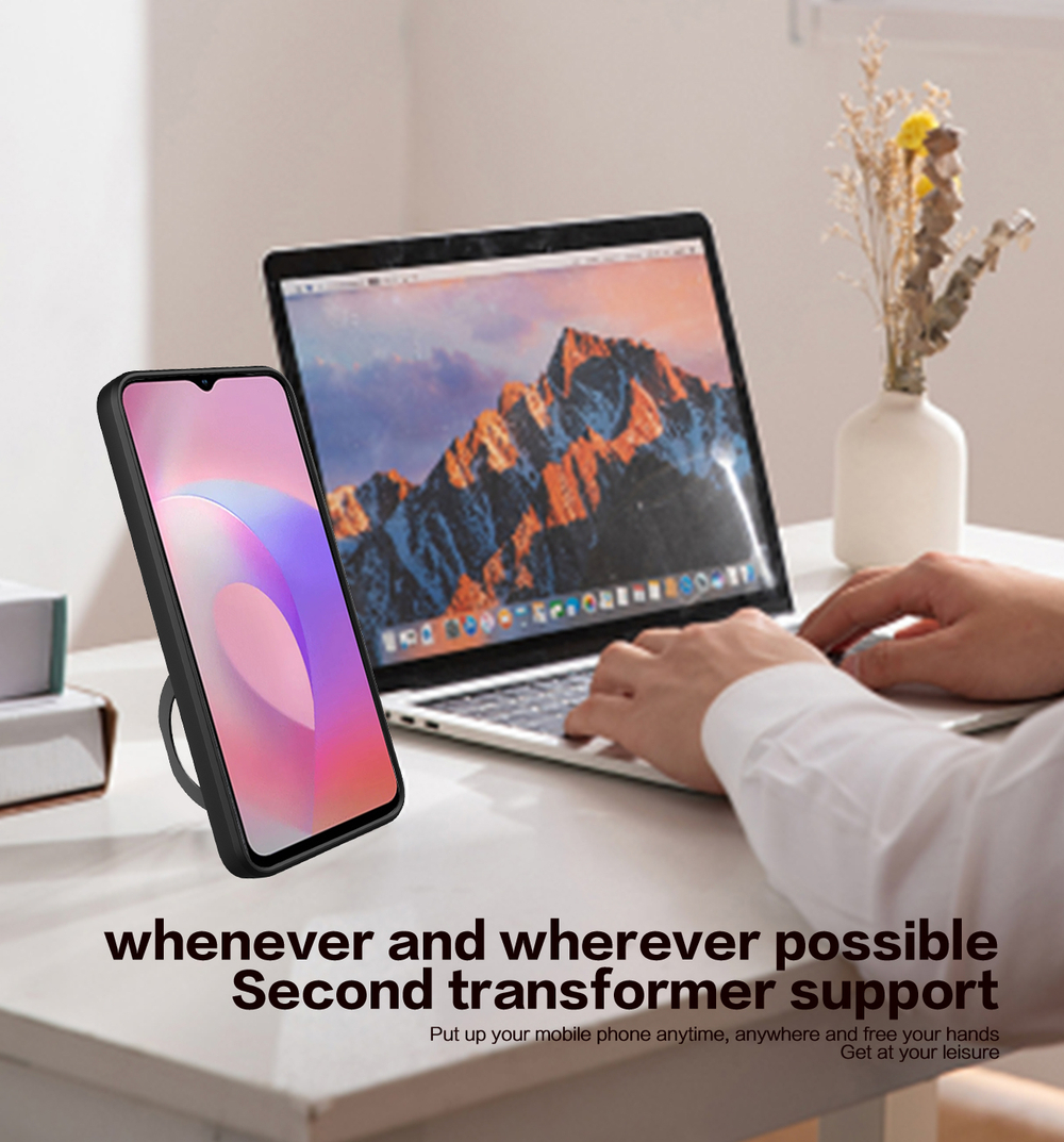 Чехол с кольцом Big Ring Case для ZTE Blade V10 Vita