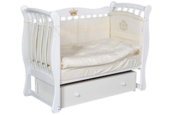 Детская кроватка Кедр Viola 3 (маятник универсальный) белый