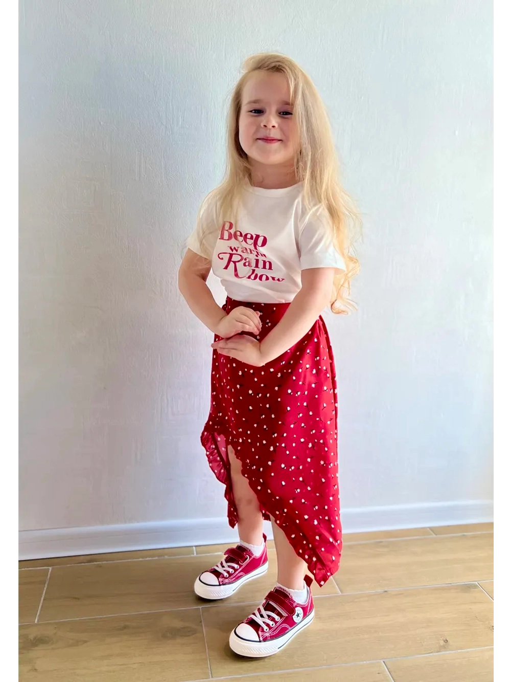 Костюм футболка с юбкой