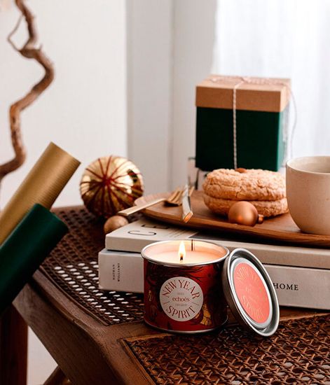 New Year Spirit, свеча travel New Beginnings collection, Echoes