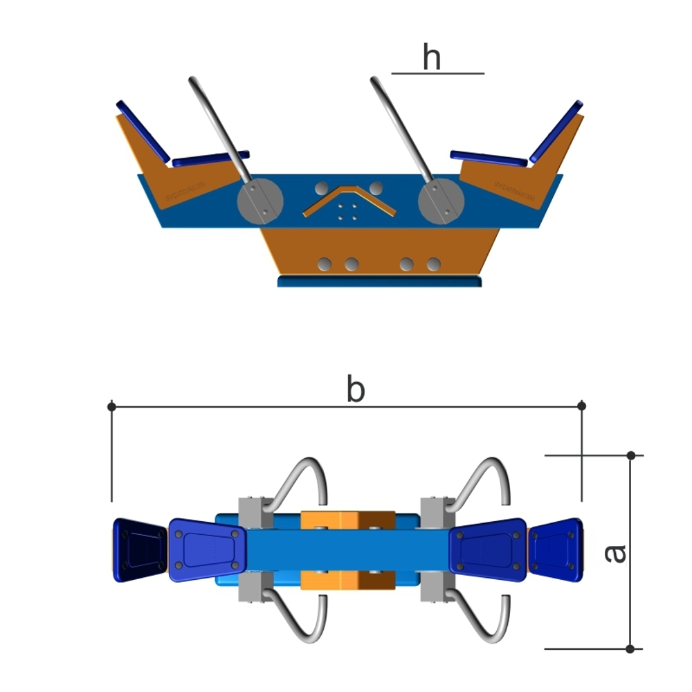 Уличный тренажер для спортивной площадки Romana 208.13.00