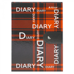 Ежедневник недатированный, А5, Alingar, 7БЦ, глянцевая ламинация, линия, 136 л, "Шотландка"