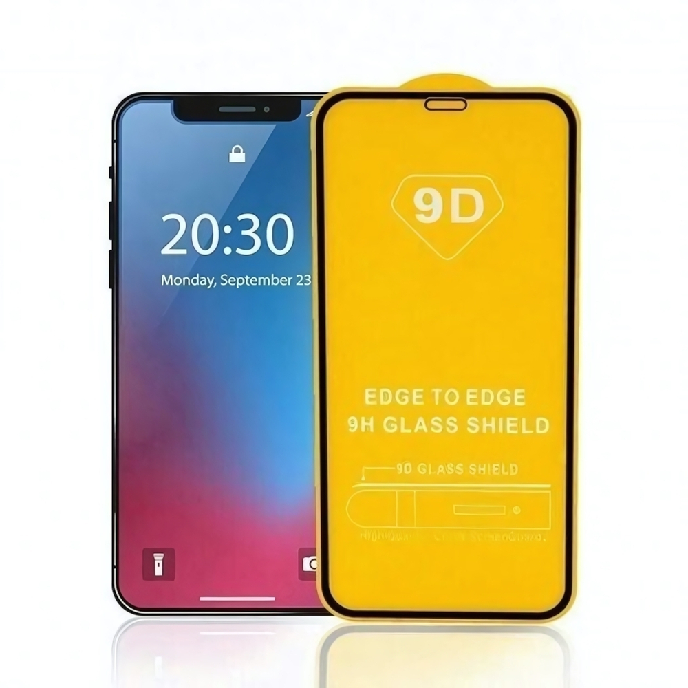 Защитное стекло Full Glue для iPhone XR на полный экран, 010630 Черный