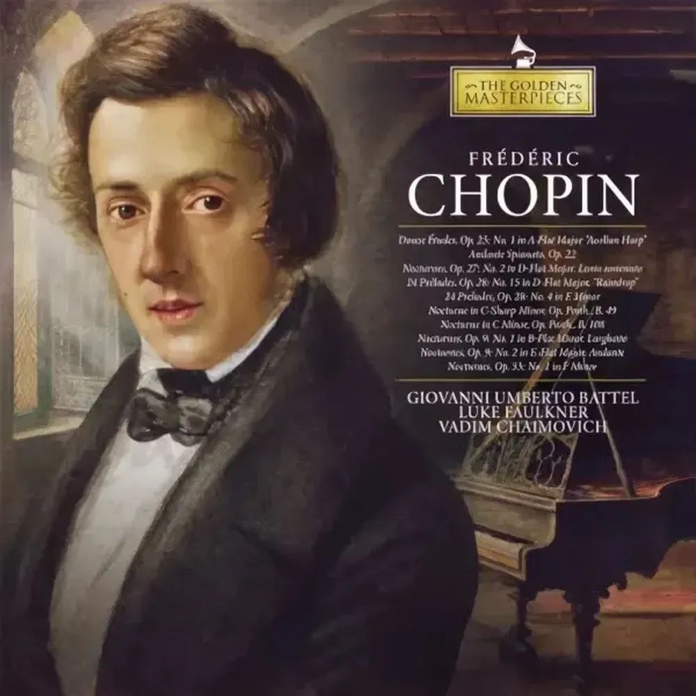 Frederic Chopin. The Golden Masterpieces (LP) Фредерик Шопен. Золотые шедевры. Новая запечатанная виниловая пластинка