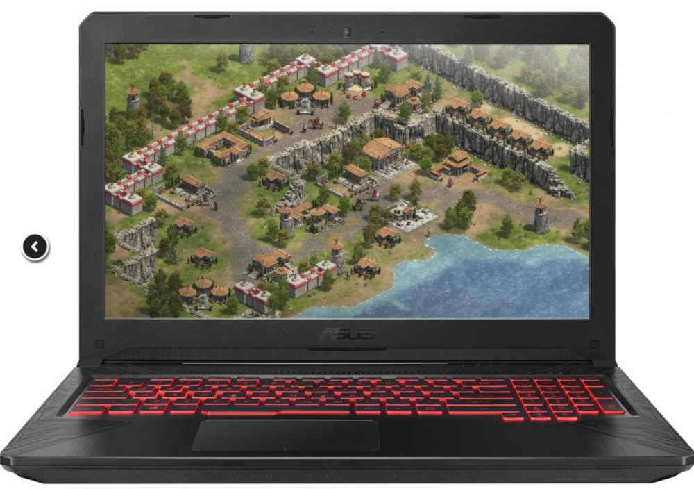 15.6" Ноутбук ASUS TUF Gaming FX504GD (1920x1080, Intel Core i5-8300H, RAM 8ГБ, SSD 128ГБ, Nvidia GeForce GTX 1050, Windows 10 Pro)
