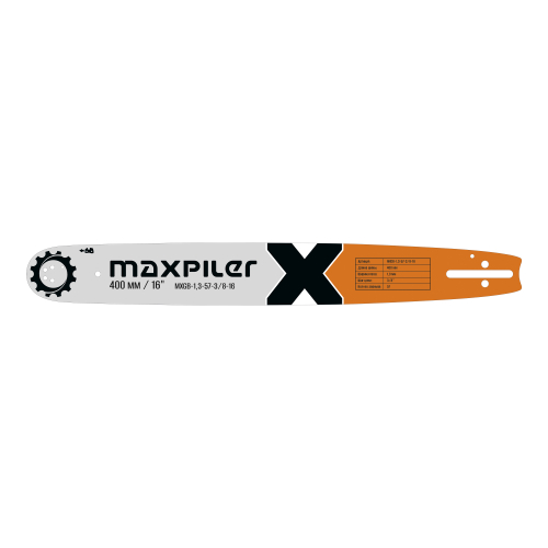Шина для пильных цепей MAXPILER MXGB-1,3-57-3/8-16