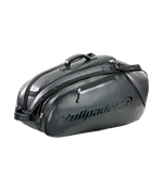 Сумка для падел Bullpadel Casual Black 2025, термокарманы и вентиляция