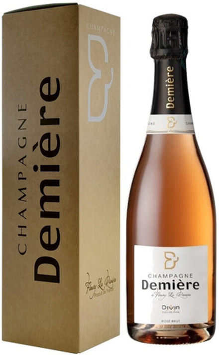 Шампанское Demiere Divin Rose Brut в подарочной упаковке, 0,75 л.