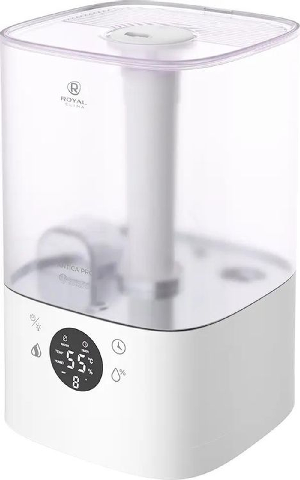 Увлажнитель воздуха ультразвуковой Royal Clima RUH-ANP300/4.3E-WT,  4.3л,  белый