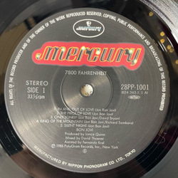 Винтажная виниловая пластинка LP Bon Jovi 7800 Fahrenheit (Япония 1985) (Оби)