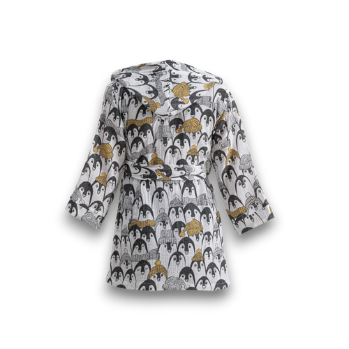 Детский халат Penguin из органического муслина
