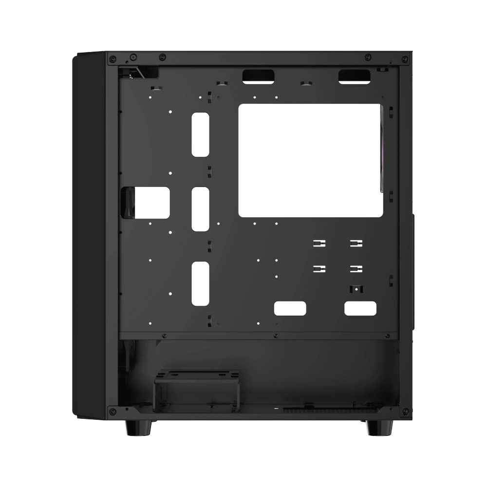 Корпус Ocypus Gamma C70 BK ARGB ATX/mATX/ITX 2xUSB, Черный, Предустановленно 4x120мм ARGB Fans, Gamma-C70-BKG400XX-GL