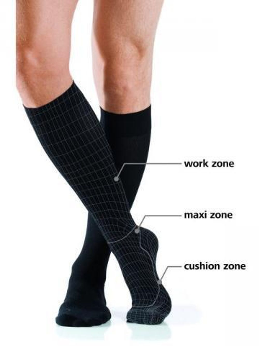 Гольфы мужские Sigvaris James, 2 класс компрессии, закрытый мыс