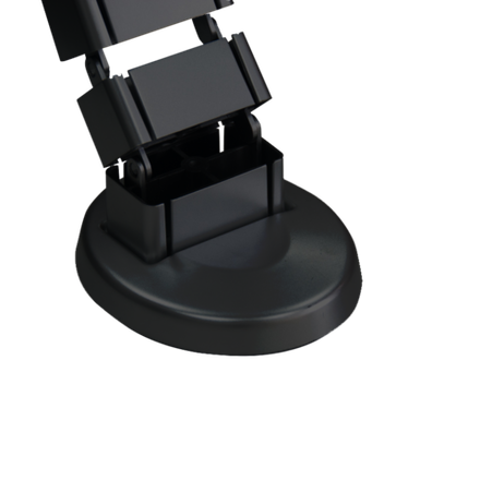 Кабель-канал вертикальный гибкий SquareDesign,  пластик,  черный,  длина 0.792м