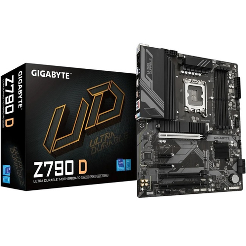 Материнская плата GIGABYTE Z790 D (LGA1700/Z790/4xDDR5/3xPCI-Ex16/3xM.2/SB7.1/GLAN/DisplayPort/HDMI/ATX)