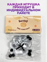 Антистресс игрушка Таба сквиш лапка липкая прозрачная сквиши