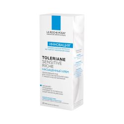 La Roche-Posay Toleriane Sensitive Riche Увлажняющий крем для сухой кожи, 40 мл