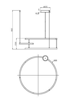 Люстра подвесная светодиодная Maytoni   MOD016PL-L52BK
