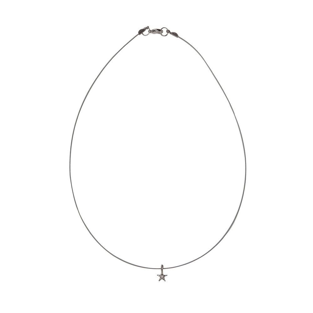 "Энта" подвеска в серебряном покрытии из коллекции "Э" от Jenavi с замком карабин