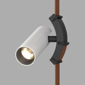 Трековый светодиодный светильник 7W 3000К DK5547-BW+BK белый Belty Spot Denkirs