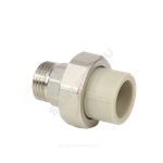 Муфта PP-R комбинированная разъемная серая Дн 25х1" НР VALFEX 10156225Г