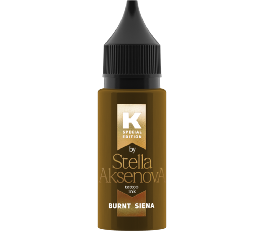 Burnt Siena КРАСКА Tattoo Ink by Stella Aksenova