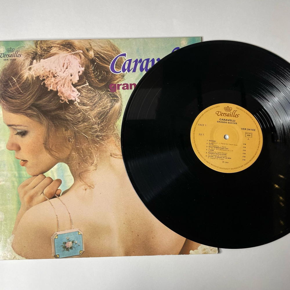 Винтажная виниловая пластинка LP Оркестр Каравелли Caravelli Grands Succes (France 1977)