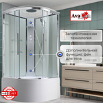 Душевая кабина AvaCan EM5011T стандартная прозрачная