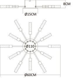 Потолочная люстра Arte Lamp MAPLE