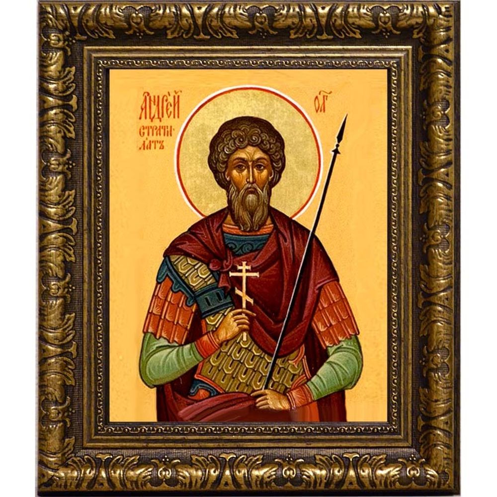Андрей Стратилат Таврийский мученик. Икона на холсте